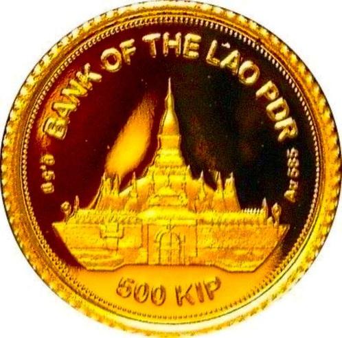 Laos. 500 Kip 2018 Panthera Tigris Proof, Certificate, Postzegels en Munten, Munten | Europa | Niet-Euromunten