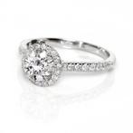 Zonder Minimumprijs - Ring - 18 karaat Witgoud - 1.40ct. tw., Nieuw