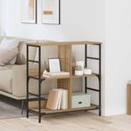 vidaXL Boekenkast artisanaal eikenkleurig 78,5 x 33 x 82 cm, Huis en Inrichting, Kasten | Boekenkasten, Minder dan 50 cm, Verzenden