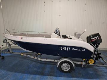 Delphin 15 consoleboot + Suzuki 40pk beschikbaar voor biedingen