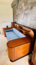 De Coene - Bank - Hout - ART DECO Cosy Corner, Antiek en Kunst