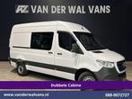 Mercedes-Benz Sprinter | 316 CDI 164pk Automaat L2H2 Dubbele, Auto's, Automaat, Gebruikt, Euro 6, Wit