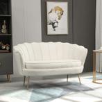 TRUUSK Moderne 2-zitsbank Gestoffeerde Loveseat - Fluweel -, Verzenden