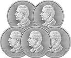 5 Troy Ounce - Zilver .999 - Maple Leaf 2025 - 155,5 gram -, Postzegels en Munten, Edelmetalen en Baren