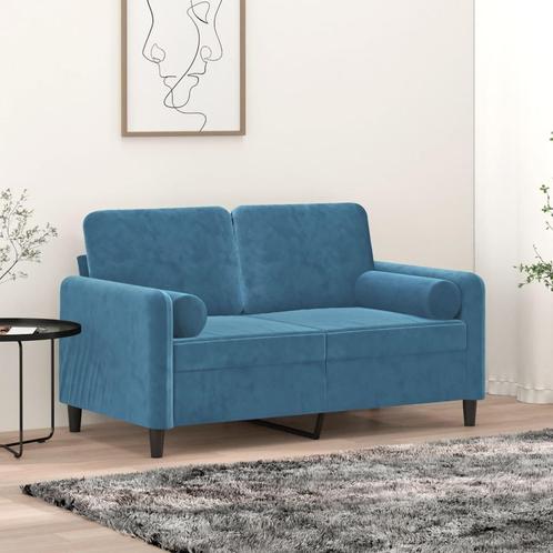 vidaXL Sierkussens 2 st 15x50 cm fluweel blauw, Huis en Inrichting, Woonaccessoires | Kussens, Blauw, Nieuw, Verzenden