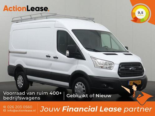 Ford Transit Bestelbus L2 H2 2018 Diesel Handgeschakeld, Auto's, Ford, Dealer onderhouden, Te koop, Zwart, Handgeschakeld, Financial lease