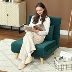 TRUUSK Slaapstoel met Bedfunctie - Fluweelachtige Optiek - V, Huis en Inrichting, Verzenden