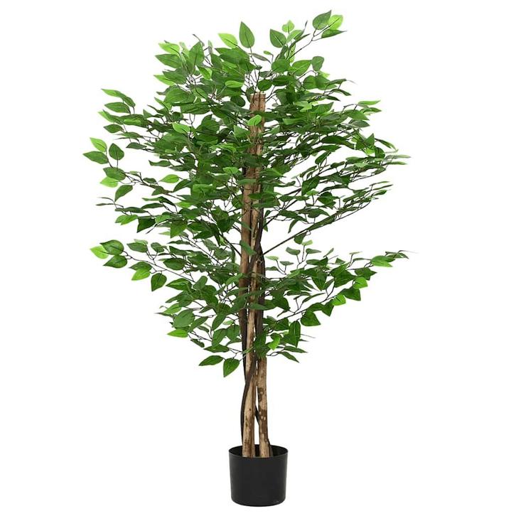vidaXL Kunst Ficus plant 788 bladeren 120 cm groen, Huis en Inrichting, Woonaccessoires | Kunstplanten en Kunstbloemen, Nieuw