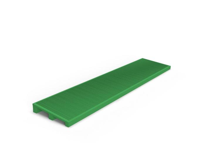 Kunststof beglazingskegje 30x10x5 mm - Groen - 10st., Doe-het-zelf en Verbouw, Glas en Ramen, Ophalen of Verzenden
