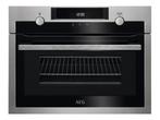 AEG KME565000M - Inbouw oven - CombiQuick - 43 liter, Verzenden, Zo goed als nieuw