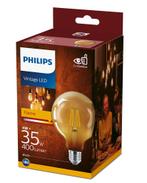 OP=OP Philips LED Globelamp G93 E27 4W 400lm 2500K Goud N..., Nieuw, Ophalen of Verzenden