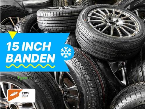 15 inch Winterbanden • A-Merken Als Nieuw • NU €35, Auto-onderdelen, Banden en Velgen, 15 inch, Erkend duurzaam, Winterbanden