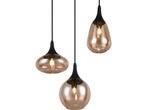 TRIO LUMINA - Hanglamp - Zwart mat - excl. 3x E14 10W -, Verzenden, Zo goed als nieuw
