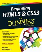 Beginning HTML5 and CSS3 For Dummies, Boeken, Studieboeken en Cursussen, Verzenden, Nieuw
