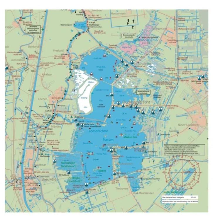 Kaartkussen Loosdrecht, Watersport en Boten, Accessoires en Onderhoud, Nieuw, Ophalen of Verzenden