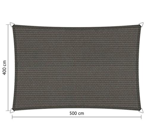 Premium schaduwdoek 4x5m rechthoek waterdoorlatend Cool...., Tuin en Terras, Schaduwdoeken