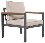 Complete Terras Lounge Set Beige: Bank, Fauteuil en Tafel, Tuin en Terras, Verzenden, Nieuw