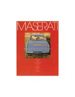 1974 MASERATI KHAMSIN BROCHURE ENGELS (VS), Nieuw, Author