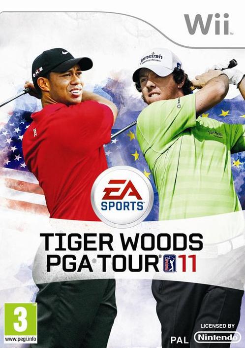 Tiger Woods PGA Tour 11-Standaard (Wii) Gebruikt, Spelcomputers en Games, Games | Nintendo Wii, Zo goed als nieuw, Ophalen of Verzenden