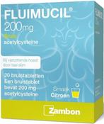 Fluimucil 200 mg suikervrij - 20 bruistabletten, Nieuw, Verzenden