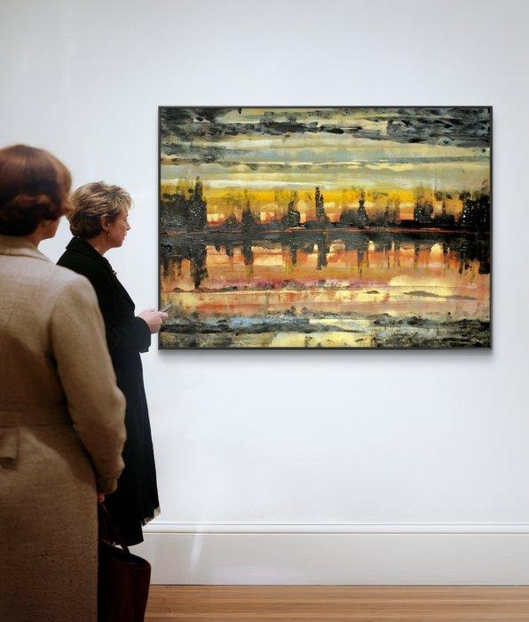 Micha Lenartowicz (Lenar) - Golden Seascape - XL, Antiek en Kunst, Kunst | Schilderijen | Modern