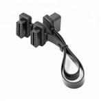 Universele Full 16-pins OBD2 Platte Verleng- en Splitterkabe, Verzenden, Nieuw