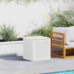 vidaXL Tuinopbergbox 55x53x57 cm polypropeen wit, Verzenden, Nieuw