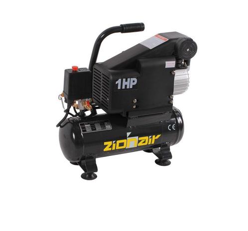 Compressor 0,75KW 230V 8bar 6ltr tank, Zakelijke goederen, Machines en Bouw | Pompen en Compressoren, Ophalen of Verzenden