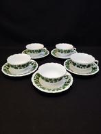 Meissen - Theeservies (10) - 5er Set Teetassen mit, Antiek en Kunst