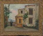 Scuola italiana (XIX-XX) - Convento a Napoli, Antiek en Kunst
