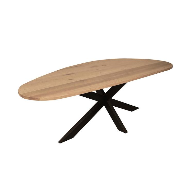 *WOONWINKEL* Starfurn Cloud Eiken Eettafel Organische Vorm 2, Huis en Inrichting, Tafels | Eettafels, Nieuw, Verzenden