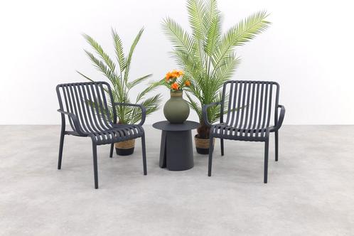 VDG Stripe/Velora loungestoelen set (3-delig) -, Tuin en Terras, Tuinsets en Loungesets, Loungeset, Nieuw, Kunststof, Verzenden
