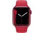 Apple Watch Series 7 (41mm) Rood (Rood), Verzenden, Zo goed als nieuw