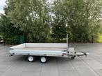 Hapert Plateauwagen 335 x 180 cm met kist in goede staat., Ophalen, Gebruikt