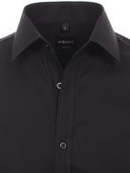 Venti Overhemd Zwart Body Fit Kent Kraag 001420-800, Kleding | Heren, Nieuw, Zwart, Verzenden