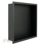 RVS inbouw nis mat zwart 30 x 30 x 7 cm, Verzenden, Nieuw
