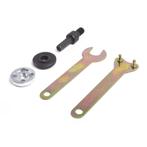Benson Haakse slijper adapter set - 5 delig - M10 - metaa..., Doe-het-zelf en Verbouw, Gereedschap | Boormachines, Ophalen of Verzenden