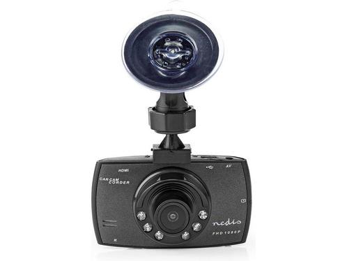 Nedis Dash Cam - 1080p@30fps - 12.0 MPixel - 2.7  - LCD -, Auto diversen, Auto-accessoires, Zo goed als nieuw, Verzenden