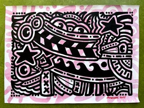 Ottograph (XX-XXI) - The nightwatch XL, Antiek en Kunst, Kunst | Schilderijen | Modern