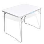 vidaXL Campingtafel inklapbaar met metalen frame 80 x 60 cm, Caravans en Kamperen, Kampeermeubelen, Nieuw