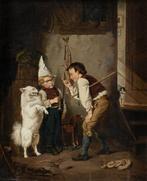 German School (XIX), Da Carl Bocker - The trained dog.