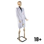 Halloween Decoratie Doctor Love Skelet Met Docters Jas 152cm, Kinderen en Baby's, Speelgoed | Poppen, Verzenden, Nieuw, Overige typen