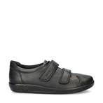 Ecco Soft 2.0 klittenbandschoenen voor dames in het Zwart, Ecco, Verzenden, Nieuw, Instappers