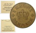 Denemarken. 1 Krone 1924 Christian X Key date!, Postzegels en Munten, Munten | Europa | Niet-Euromunten