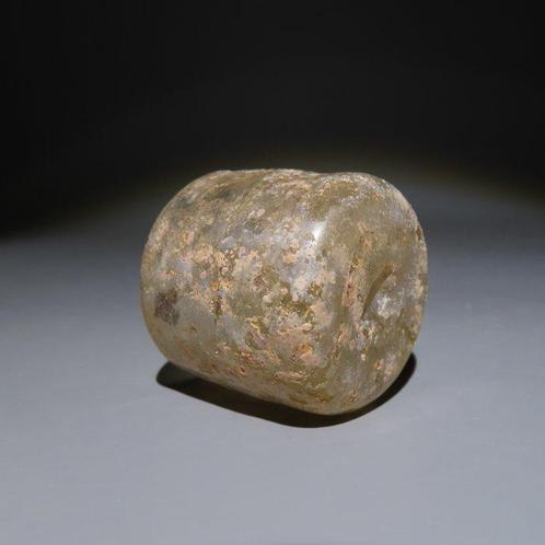 Oud-Romeins Glas Flesje. 1e-3e eeuw n.Chr. Hoogte 3,5 cm., Verzamelen, Mineralen en Fossielen