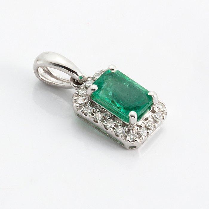 Zonder Minimumprijs - Hanger - 18 karaat Witgoud - 0.64ct., Sieraden, Tassen en Uiterlijk, Antieke sieraden