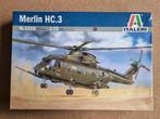 Italeri 1316 Merlin HC.3 1:72 + Black Dog EH-1-1 Merlin, Verzenden, Nieuw, Italeri
