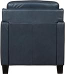 Leren Fauteuil Smart Blauw Leer Blauwe Stoel