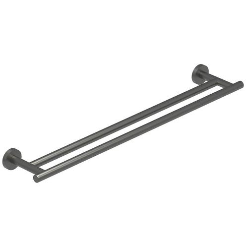 Handdoekrek IVY Dubbel Wandmodel 60 cm Geborsteld Metal, Doe-het-zelf en Verbouw, Sanitair, Bad, Nieuw, Ophalen of Verzenden