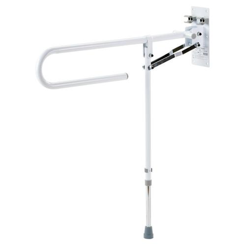 Toiletbeugel met steunpoot 75 cm WIT, Diversen, Verpleegmiddelen, Ophalen of Verzenden